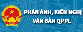 Phản ánh, kiến nghị văn bản QPPL